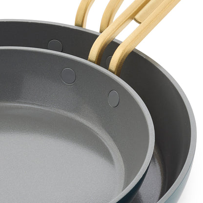 GreenPan™ Stanley Tucci™ Ceramic Nonstick Frypan Set Venetian Teal 20 & 26cm