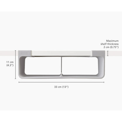 Joseph Joseph CupboardStore Film, Foil & Bag Organiser Grey 11 x 33 x 23cm