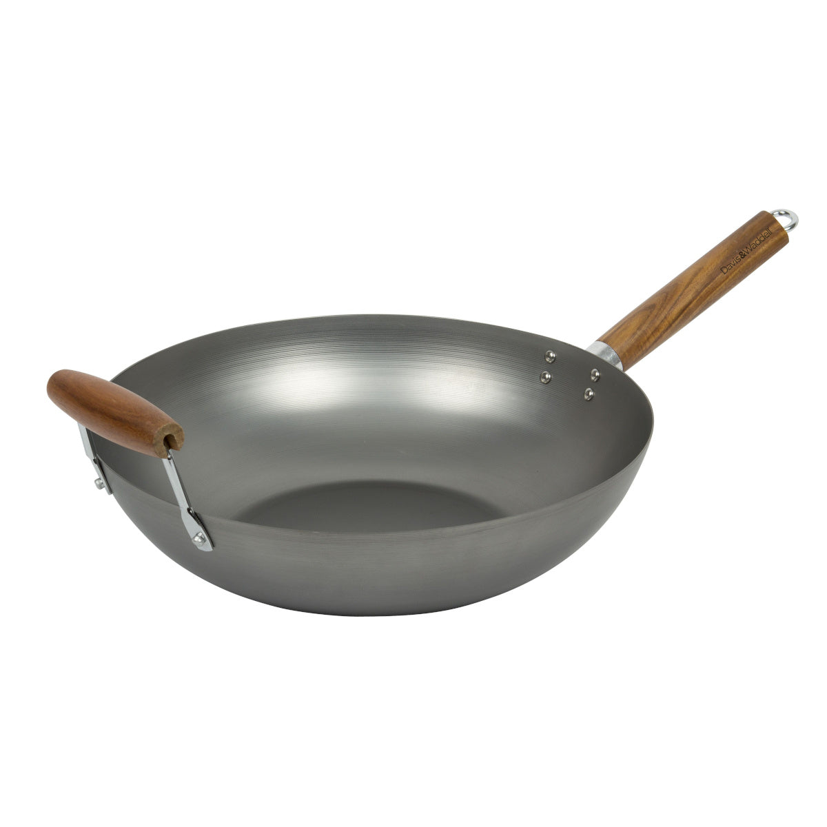 Davis & Waddell Asia One Carbon Steel Wok with Handle 35cm