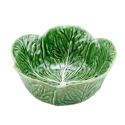 Bordallo Pinheiro Cabbage Salad Bowl Green 29.5cm