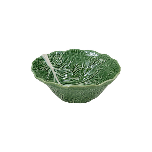 Bordallo Pinheiro Deep Salad Cabbage Bowl Natural 29cm