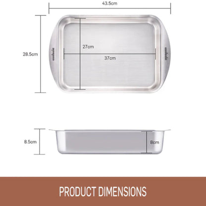 Essteele Clad Rectangular Roaster 37 x 27cm