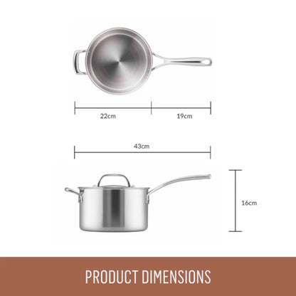 Essteele Eternità Saucepan 20cm (3.7L)