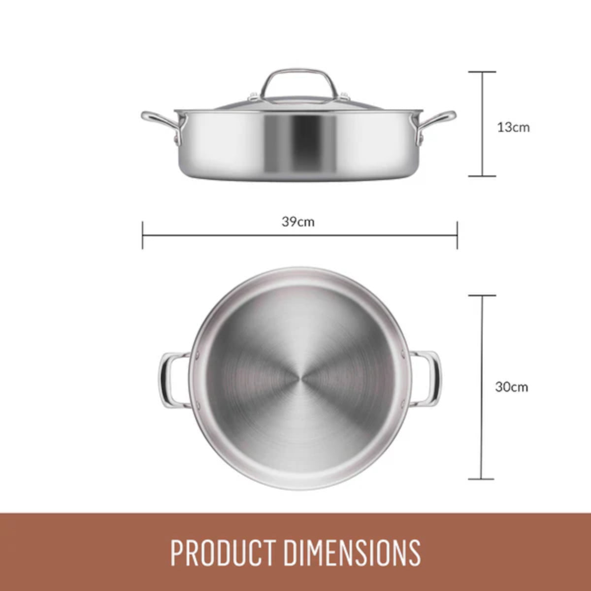 Essteele Eternità Sauteuse 30cm (5.6L)