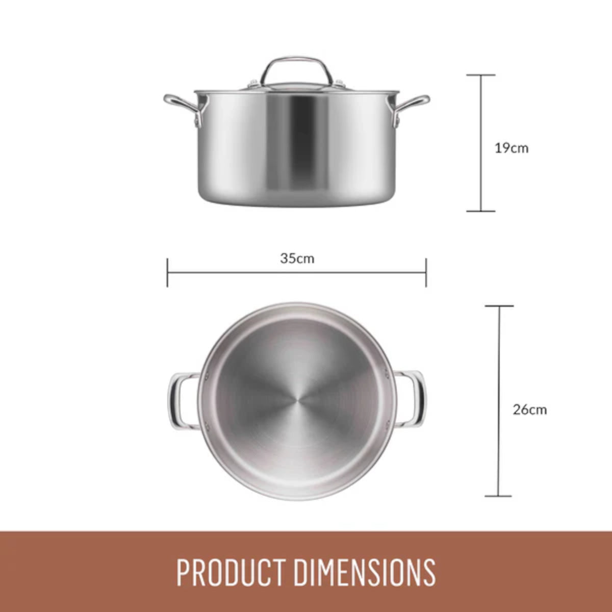 Essteele Eternità Stockpot 26cm (7.6L)
