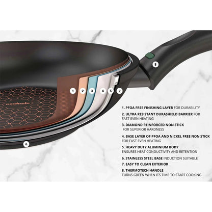 Essteele Per Salute Covered Saute Pan 32cm (5.7L)