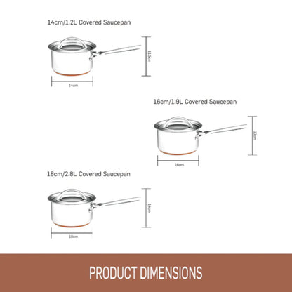 Essteele Per Vita Cookware Set 3 Piece
