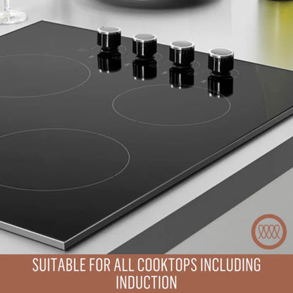 Essteele Per Vita Copper Base Stainless Steel Induction Covered Sauteuse 28cm (5.2L)