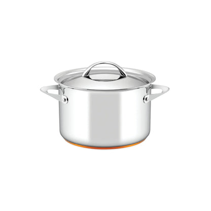 Essteele Per Vita Copper Base Stainless Steel Induction Covered Stockpot 24cm (7.1L)