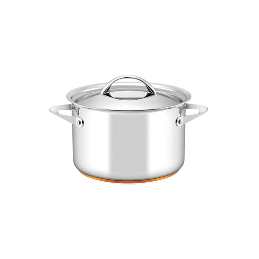Essteele Per Vita Copper Base Stainless Steel Induction Covered Stockpot 24cm (7.1L)