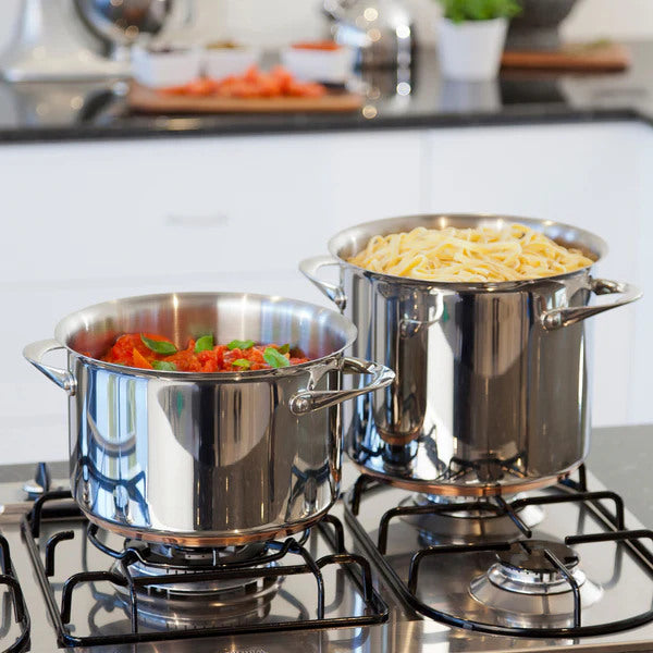Essteele Per Vita Copper Base Stainless Steel Induction Covered Stockpot 24cm (7.1L)