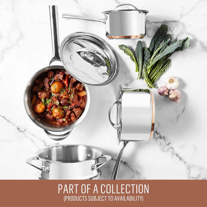 Essteele Per Vita Copper Base Stainless Steel Induction Covered Stockpot 24cm (7.1L)