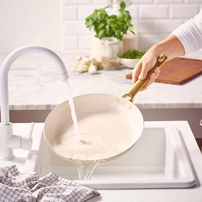 GreenPan Padova Frypan Twin Pack Cream 26cm & 30cm