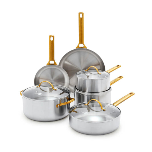 GreenPan Padova Stainless Steel Cookware Set 6 Piece