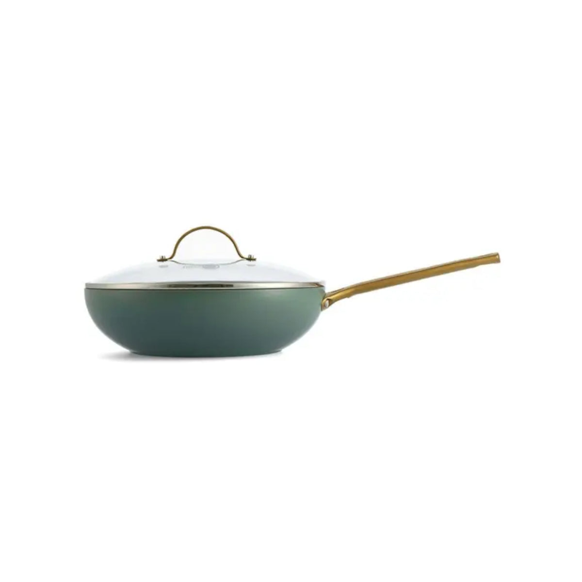GreenPan Padova Wok with Lid Smokey Sky Blue 28cm
