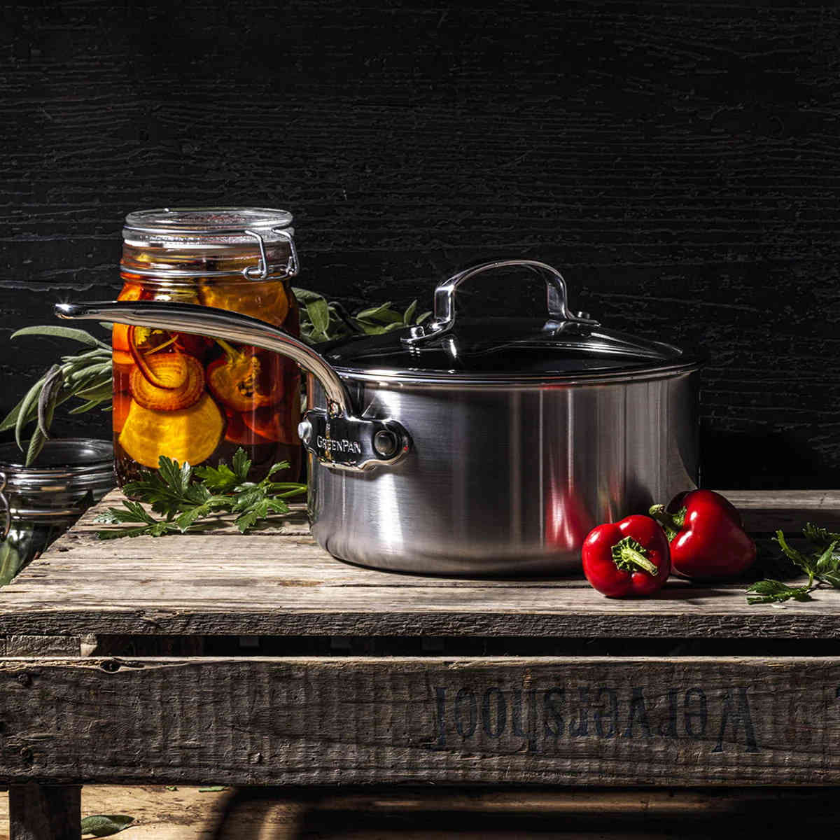 GreenPan Premiere Saucepan 20cm (3.1L)