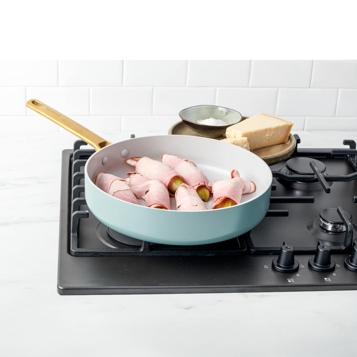 GreenPan Padova Saute Pan Smokey Blue 28cm