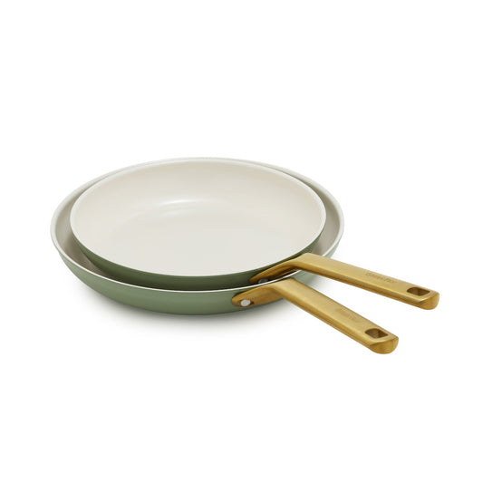 Greenpan Padova Frypan Set Sage 26cm & 30cm