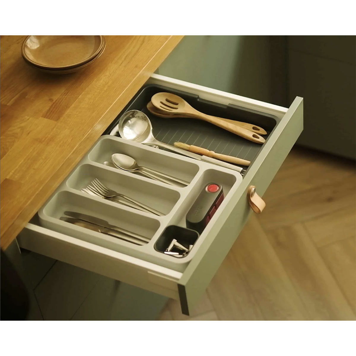 Joseph Joseph DrawerStore Expandable Cutlery Tray Grey