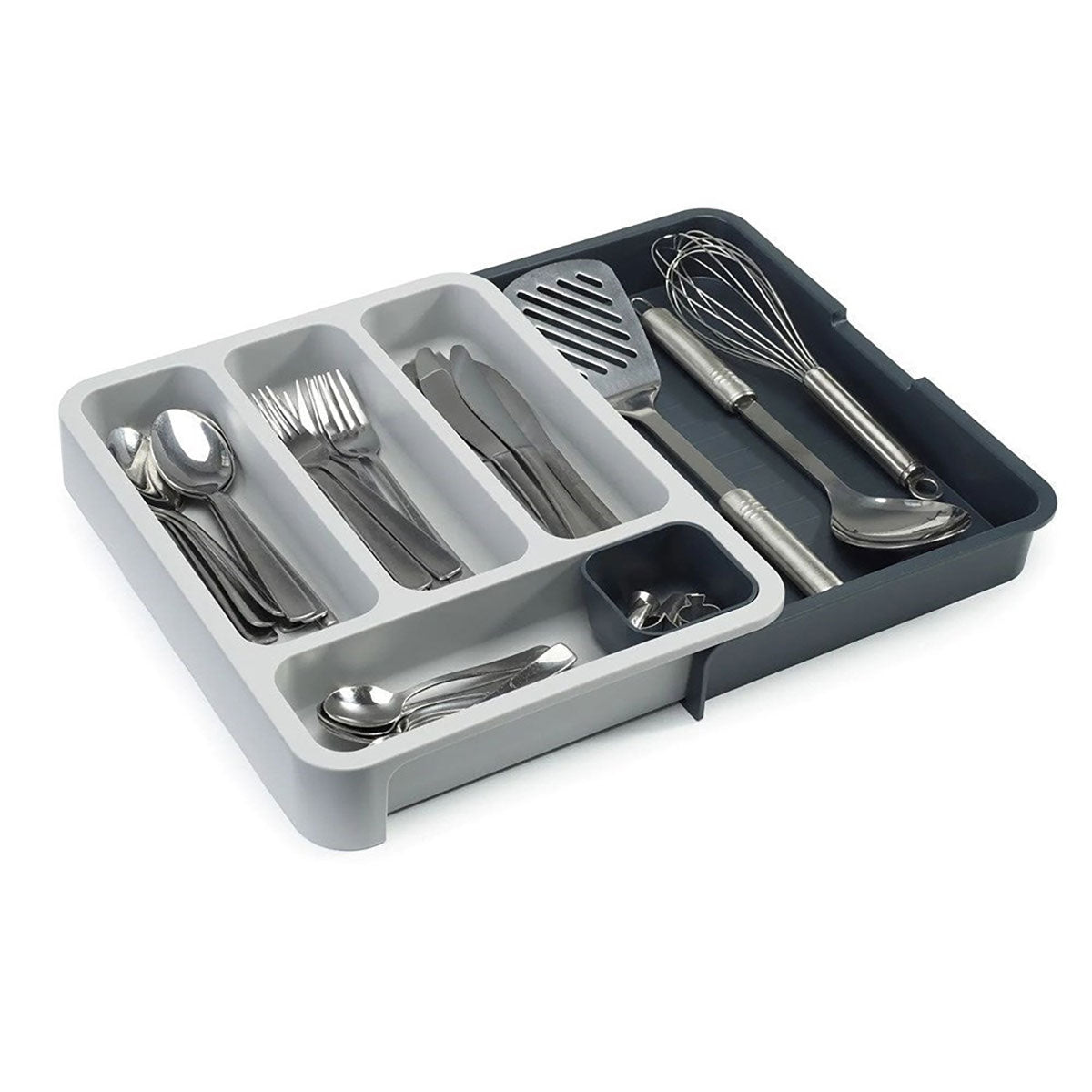 Joseph Joseph DrawerStore Expandable Cutlery Tray Grey