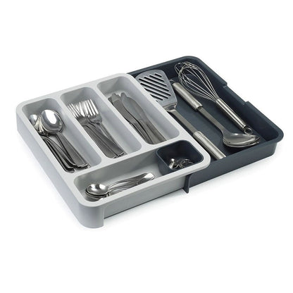 Joseph Joseph DrawerStore Expandable Cutlery Tray Grey
