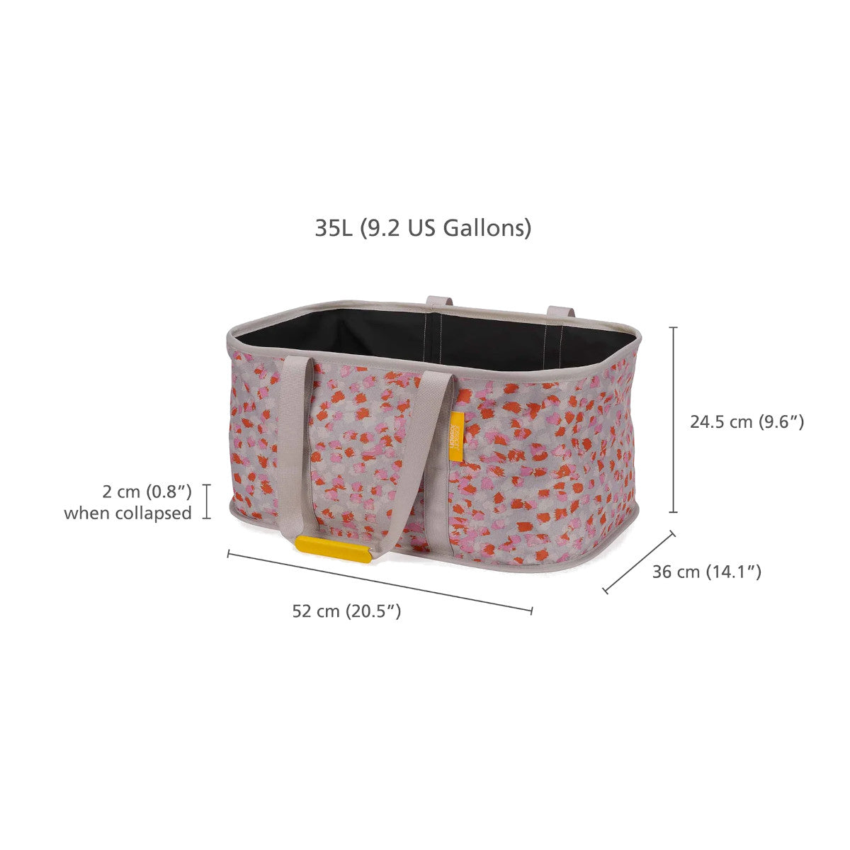 Joseph Joseph Hold-All Laundry Basket Peach Blossom