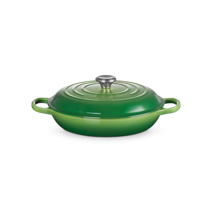Le Creuset Signature Cast Iron Shallow Casserole Bamboo 30cm (3.5L)