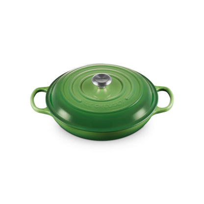 Le Creuset Signature Cast Iron Shallow Casserole Bamboo 30cm (3.5L)