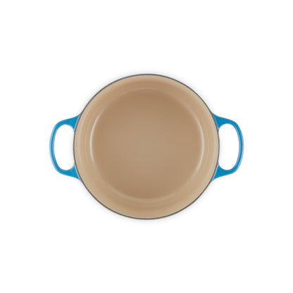 Le Creuset Signature Cast Iron Round Casserole Azure 28cm (6.7L)
