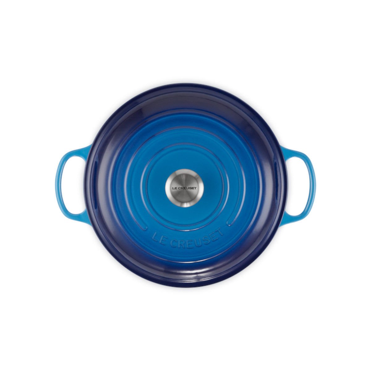 Le Creuset Signature Cast Iron Shallow Casserole Azure 30cm (3.5L)