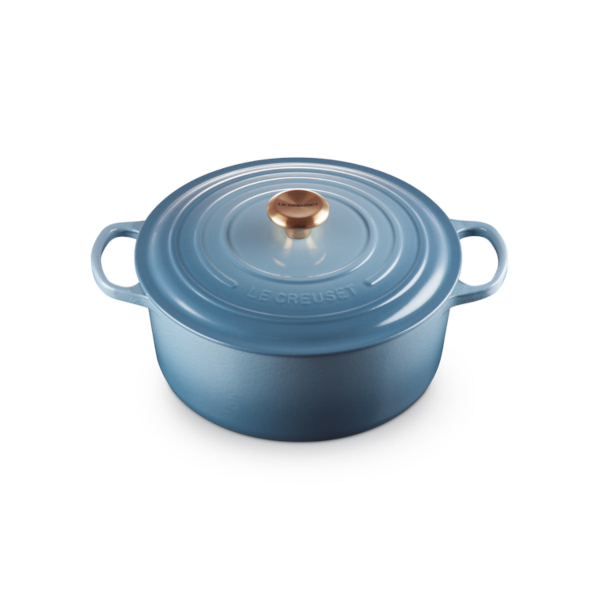 Le Creuset Signature Cast Iron Round Casserole Chambray 28cm (6.7L)