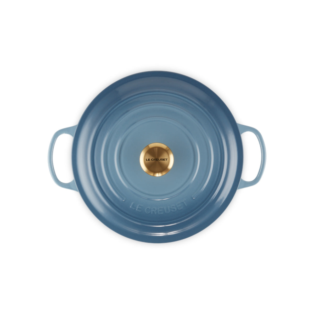 Le Creuset Signature Cast Iron Round Casserole Chambray 28cm (6.7L)