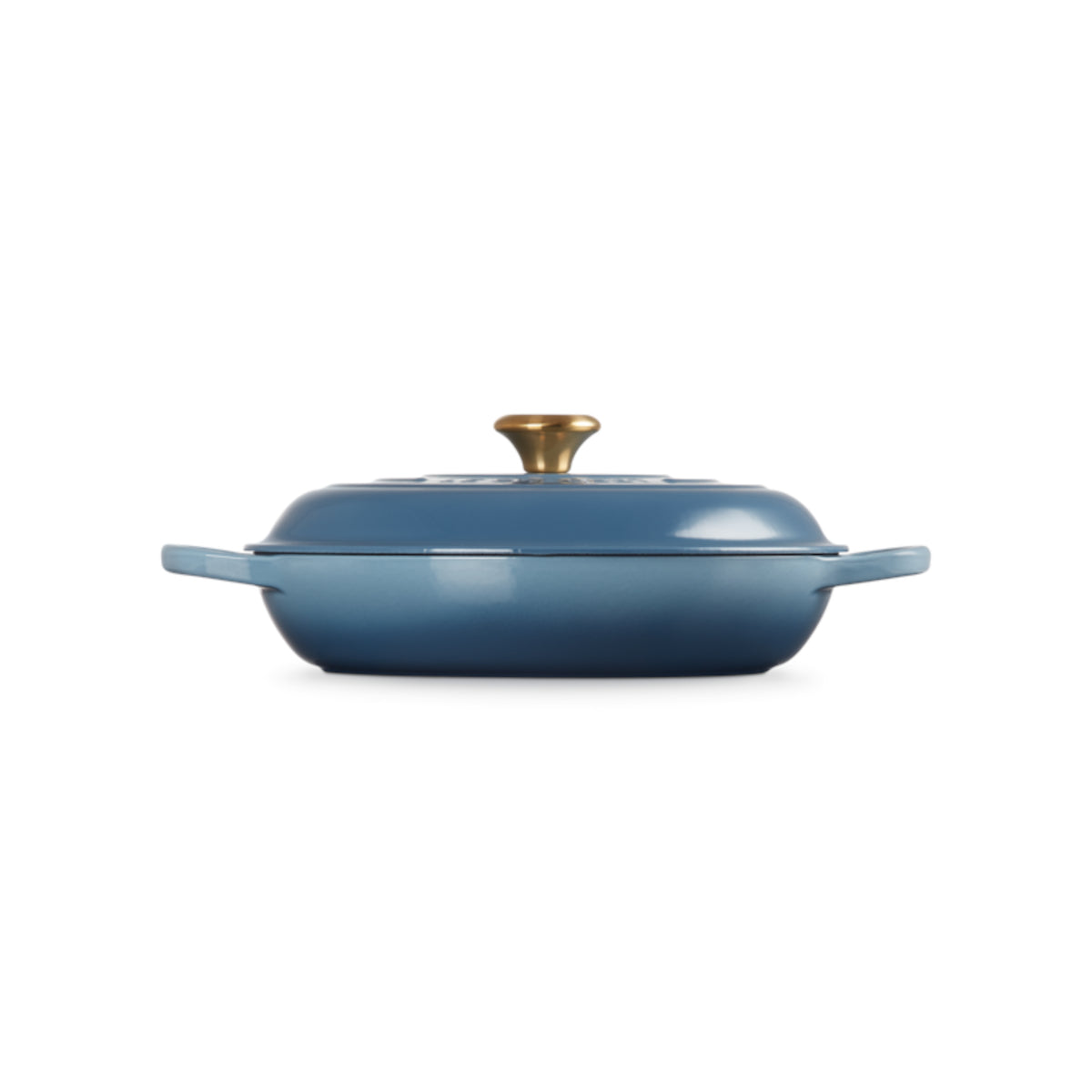 Le Creuset Signature Cast Iron Shallow Casserole Chambray 30cm (3.5L)