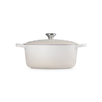 Le Creuset Signature Cast Iron Round Casserole Meringue 28cm (6.7L)