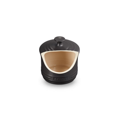 Le Creuset Stoneware Salt Pig Satin Black