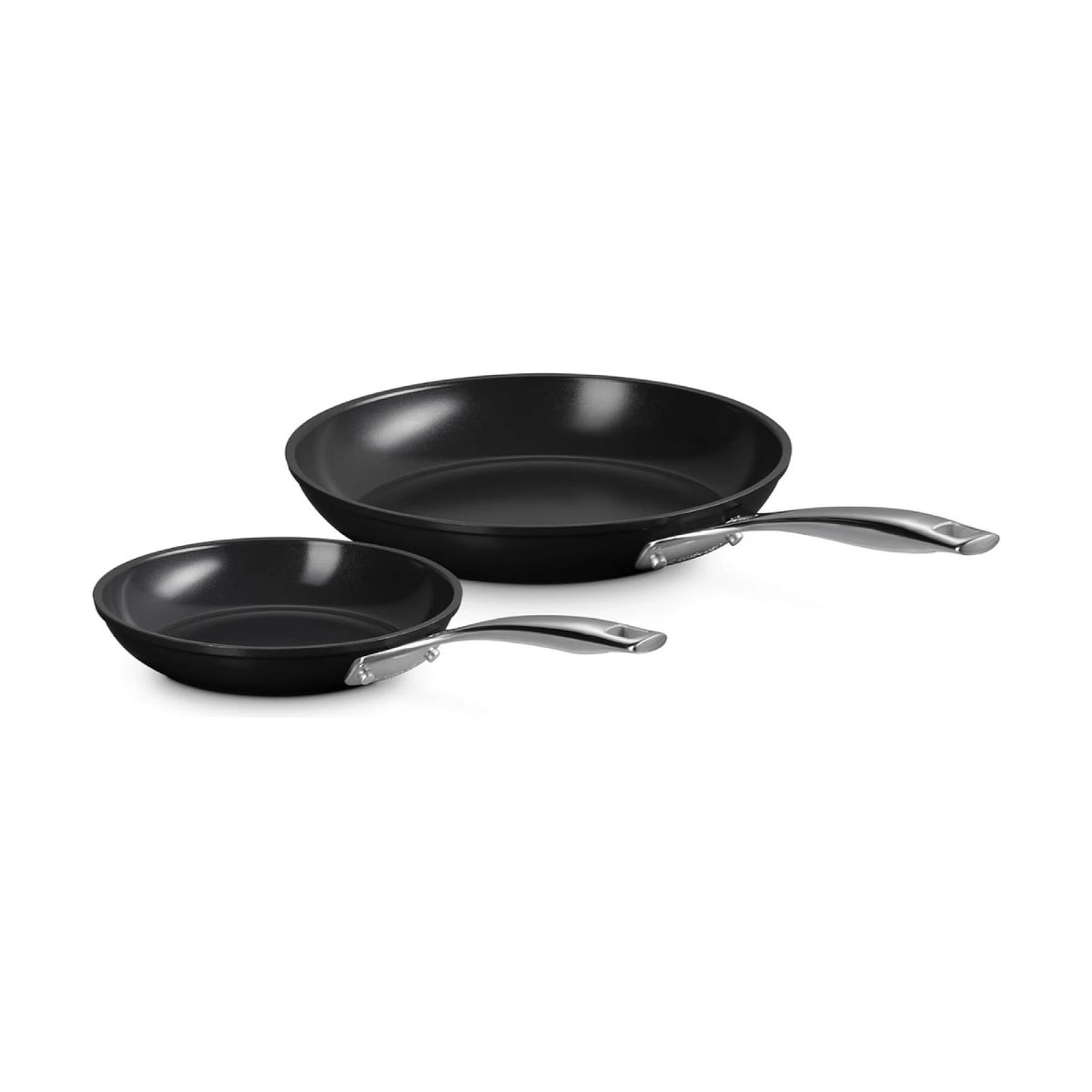 Le Creuset Essential Non-Stick Ceramic Shallow Frying Pan Set 24cm & 28cm