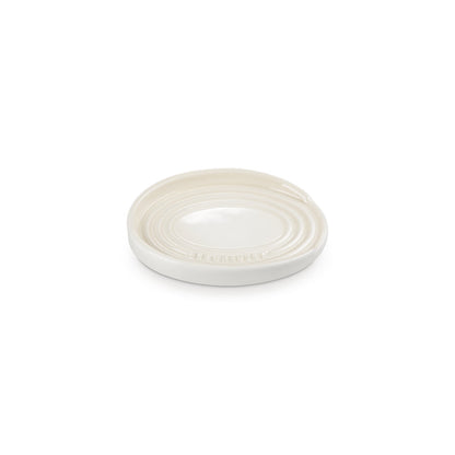 Le Creuset Oval Spoon Rest Meringue 15cm