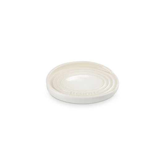 Le Creuset Oval Spoon Rest Meringue 15cm