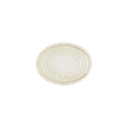 Le Creuset Oval Spoon Rest Meringue 15cm