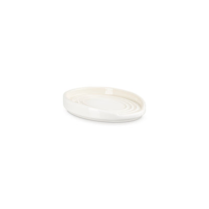 Le Creuset Oval Spoon Rest Meringue 15cm