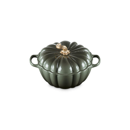 Le Creuset Harvest Cast Iron Pumpkin Casserole Thyme 24cm