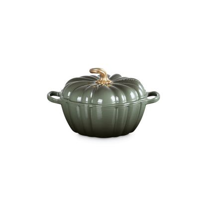 Le Creuset Harvest Cast Iron Pumpkin Casserole Thyme 24cm