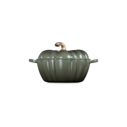 Le Creuset Harvest Cast Iron Pumpkin Casserole Thyme 24cm