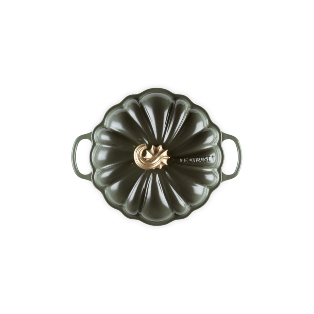 Le Creuset Harvest Cast Iron Pumpkin Casserole Thyme 24cm
