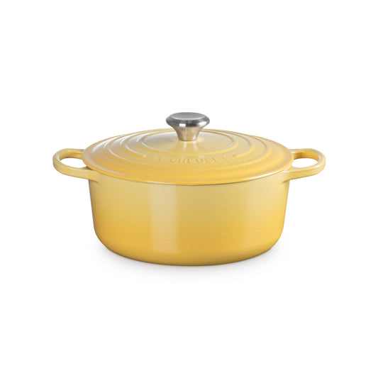 Le Creuset Signature Round Casserole Camomile 26cm