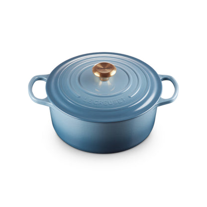 Le Creuset Signature Round Casserole Chambray 26cm