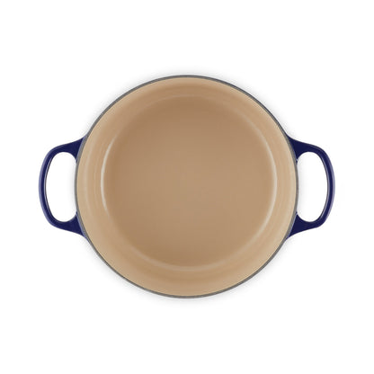 Le Creuset Signature Round Casserole Indigo 24cm