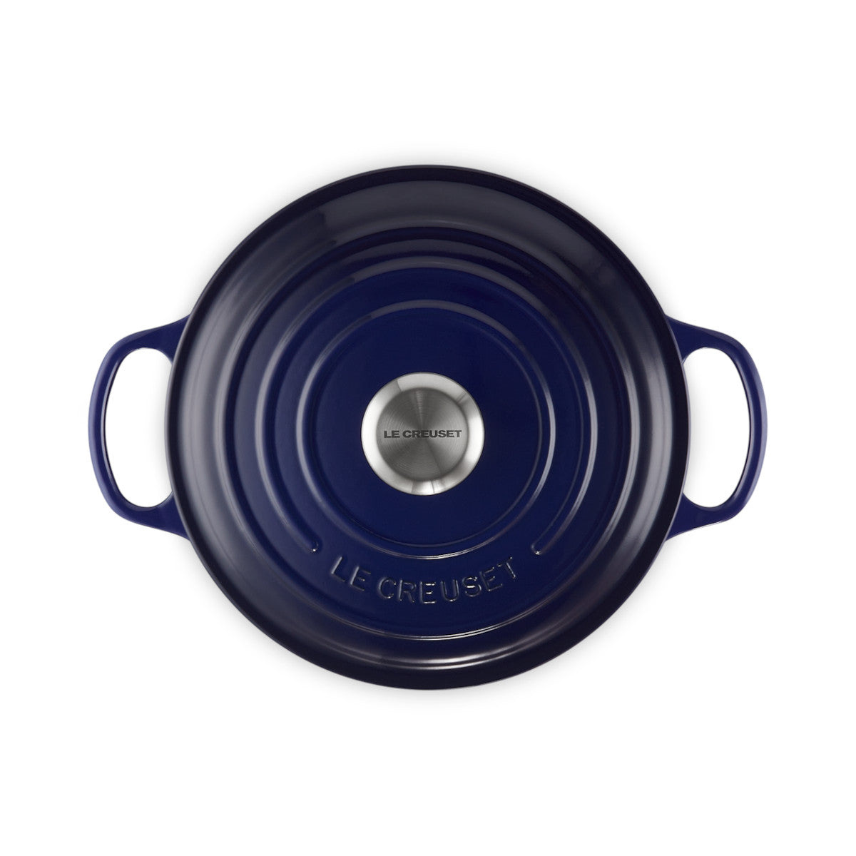 Le Creuset Signature Round Casserole Indigo 24cm