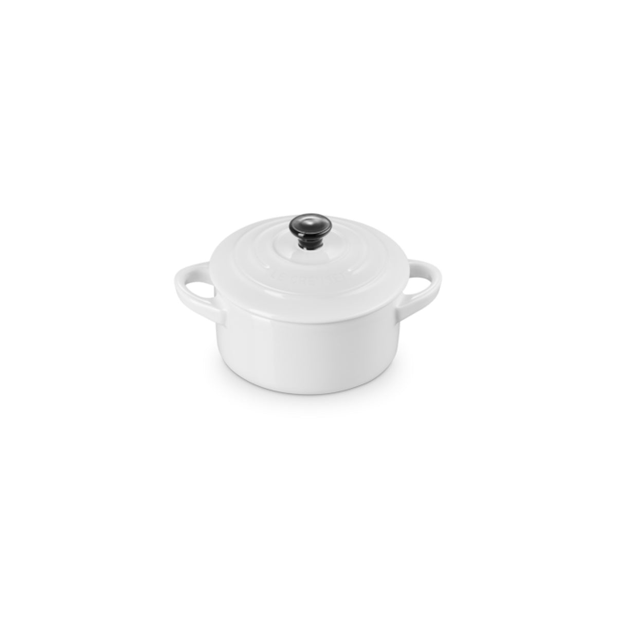 Le Creuset Stoneware Mini Cocotte White 10cm
