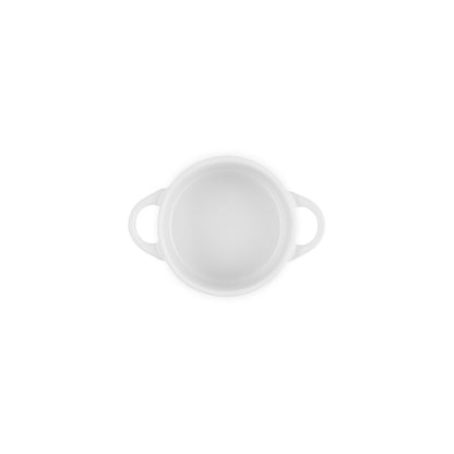 Le Creuset Stoneware Mini Cocotte White 10cm